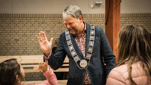 Tomas Breddam med borgmesterkæde